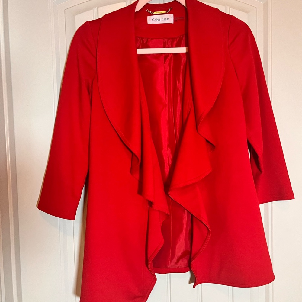 Calvin Klein Women's Red Jacket